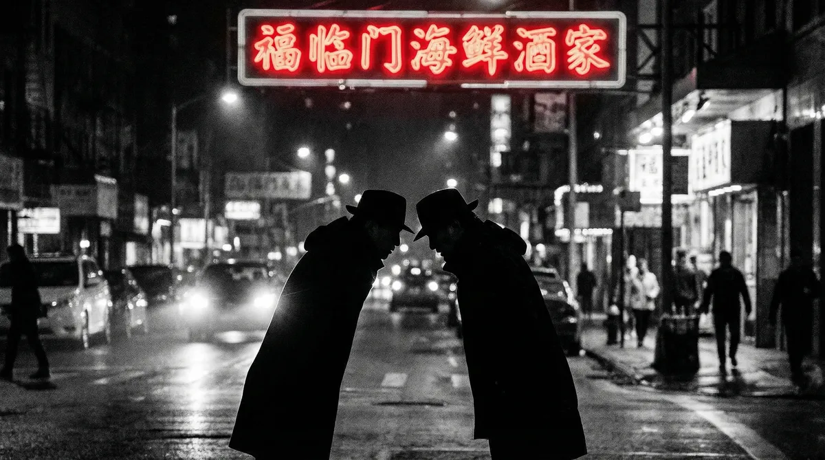 危险工作 头版头条：深夜密会现场
